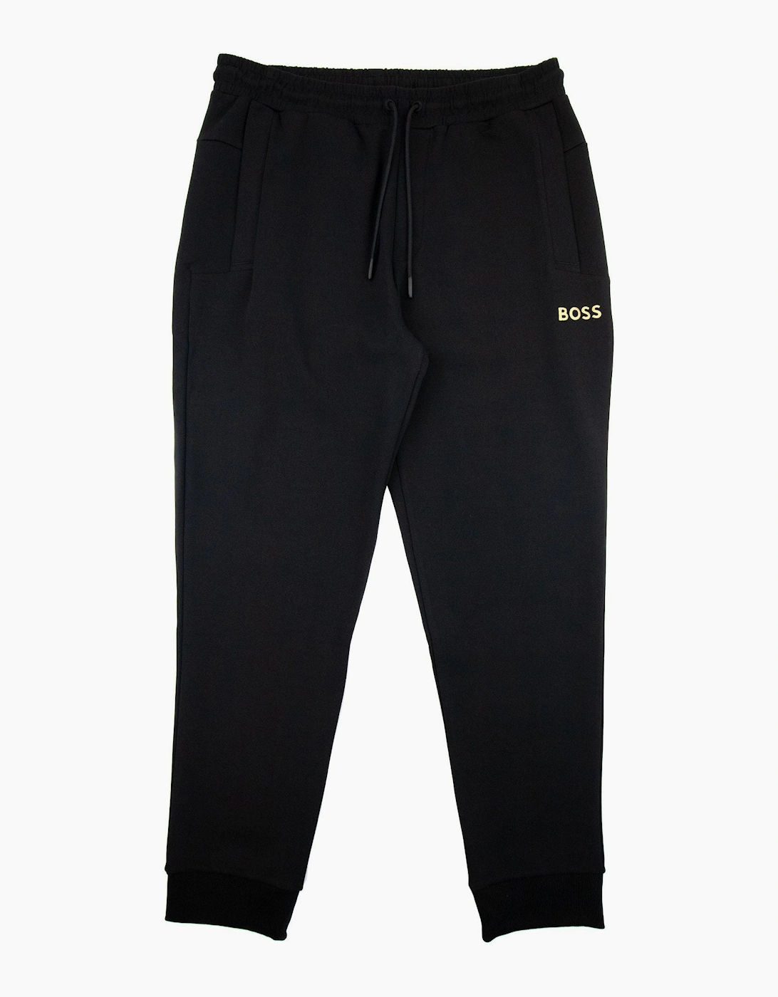 Hugo Boss Hadiko 1 Metallic Logo Bottoms Black 001