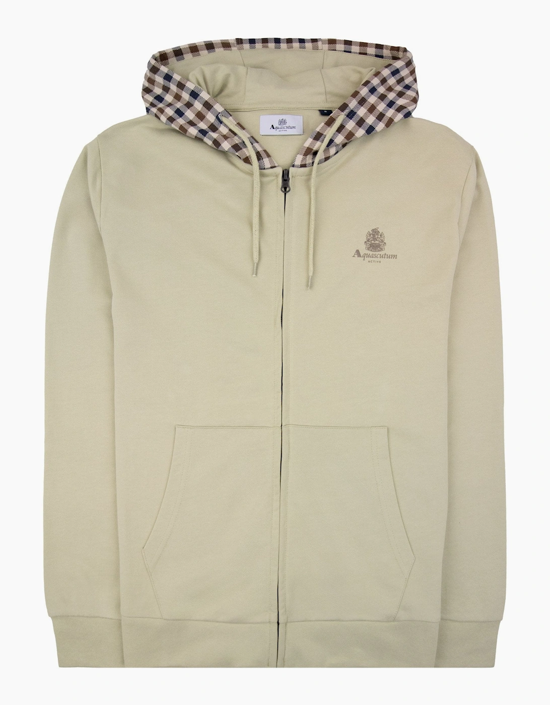 Aquascutum Fz Club Check Hoody Beige 03, 6 of 5