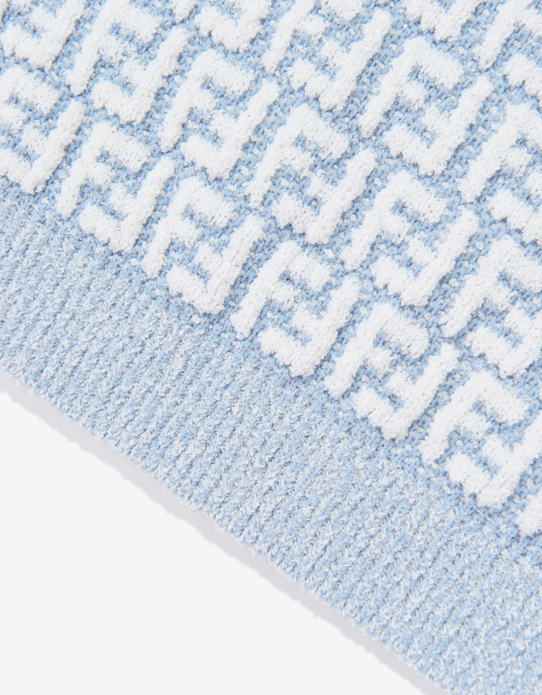 Fendi Boys FF Logo Polo Shirt in Blue