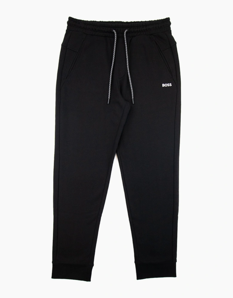 Hugo Boss Hadiko Embroidered Contrast Logo Track Pants Black 001