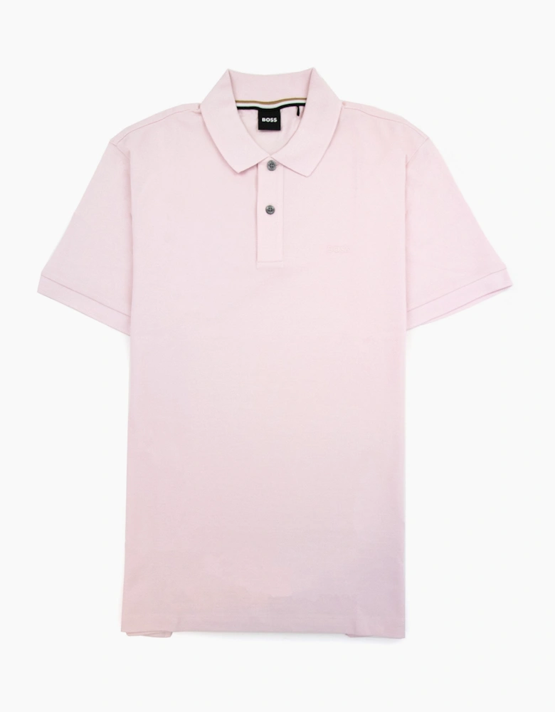 Hugo Boss Pallas Embroidered Logo S/s Polo Pink 684