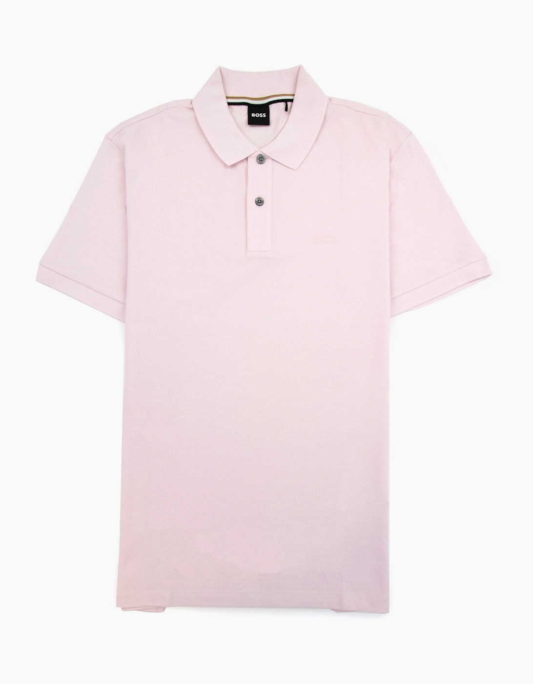 Hugo Boss Pallas Embroidered Logo S/s Polo Pink 684