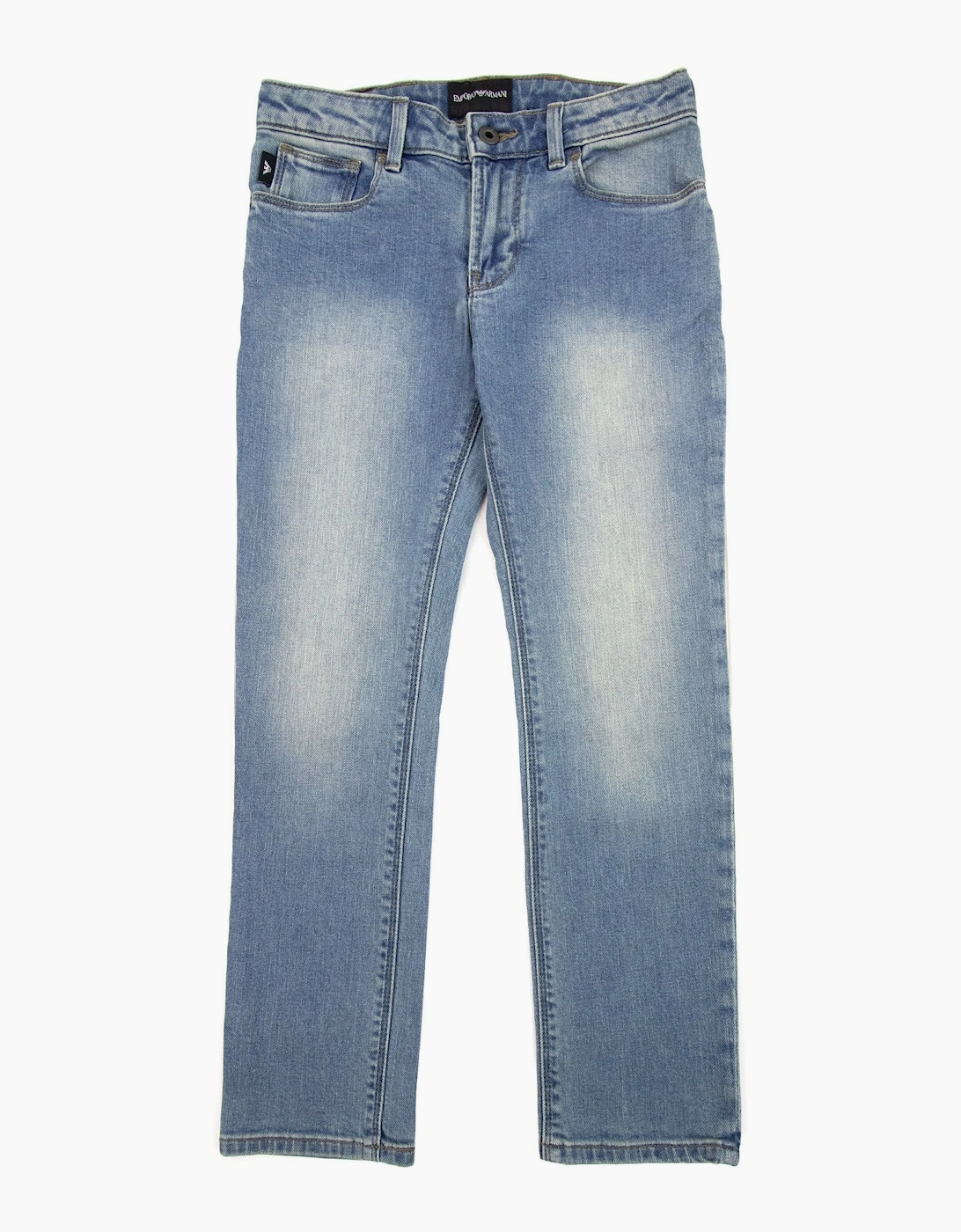 Emporio Armani Jnr Eagle 5 Pocket Jean Denim