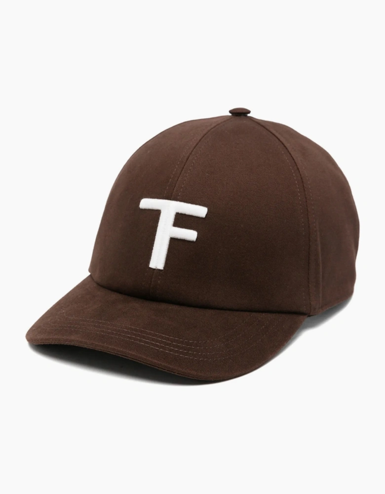 Canvas + Smooth Leather Cap Brown