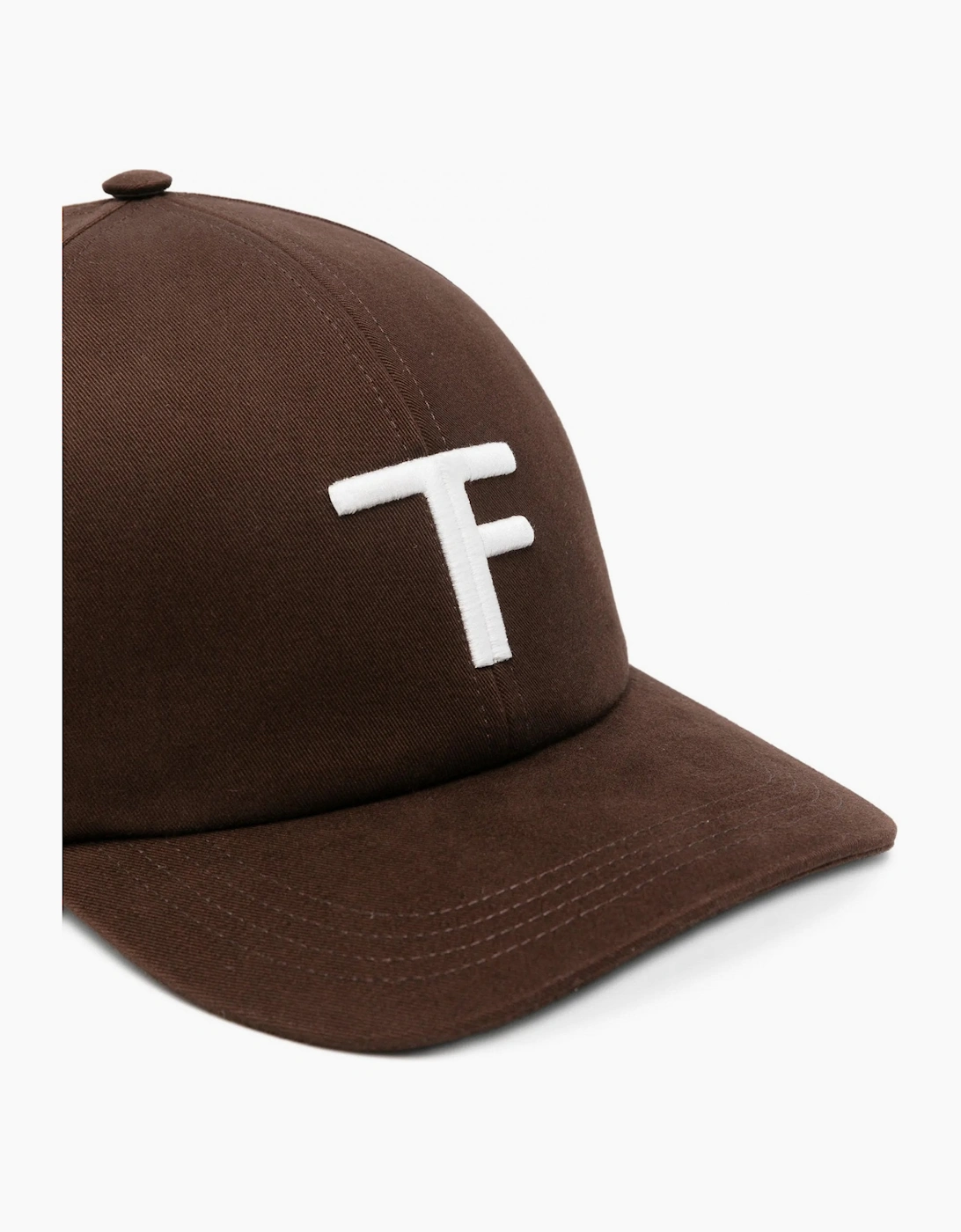 Canvas + Smooth Leather Cap Brown