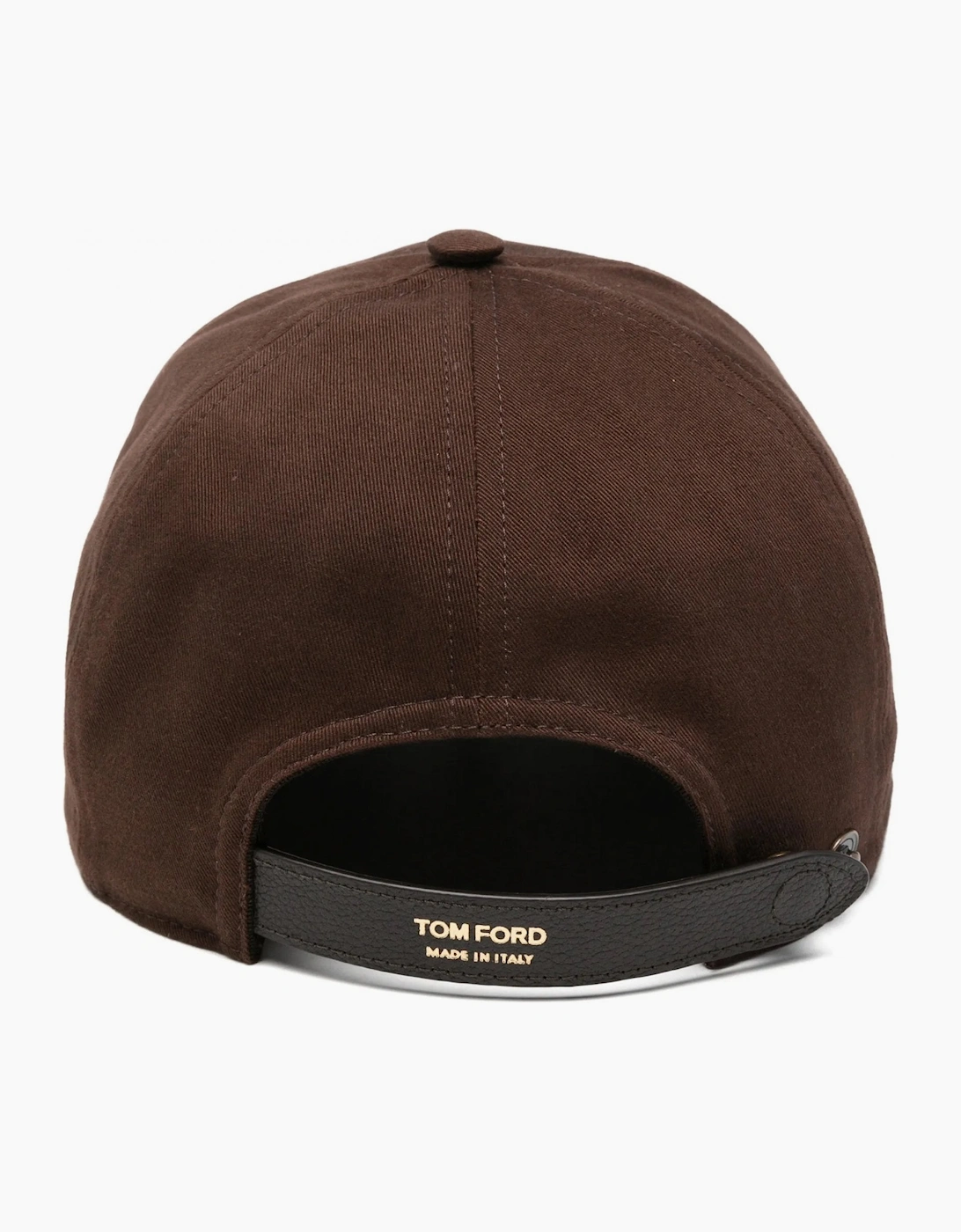 Canvas + Smooth Leather Cap Brown