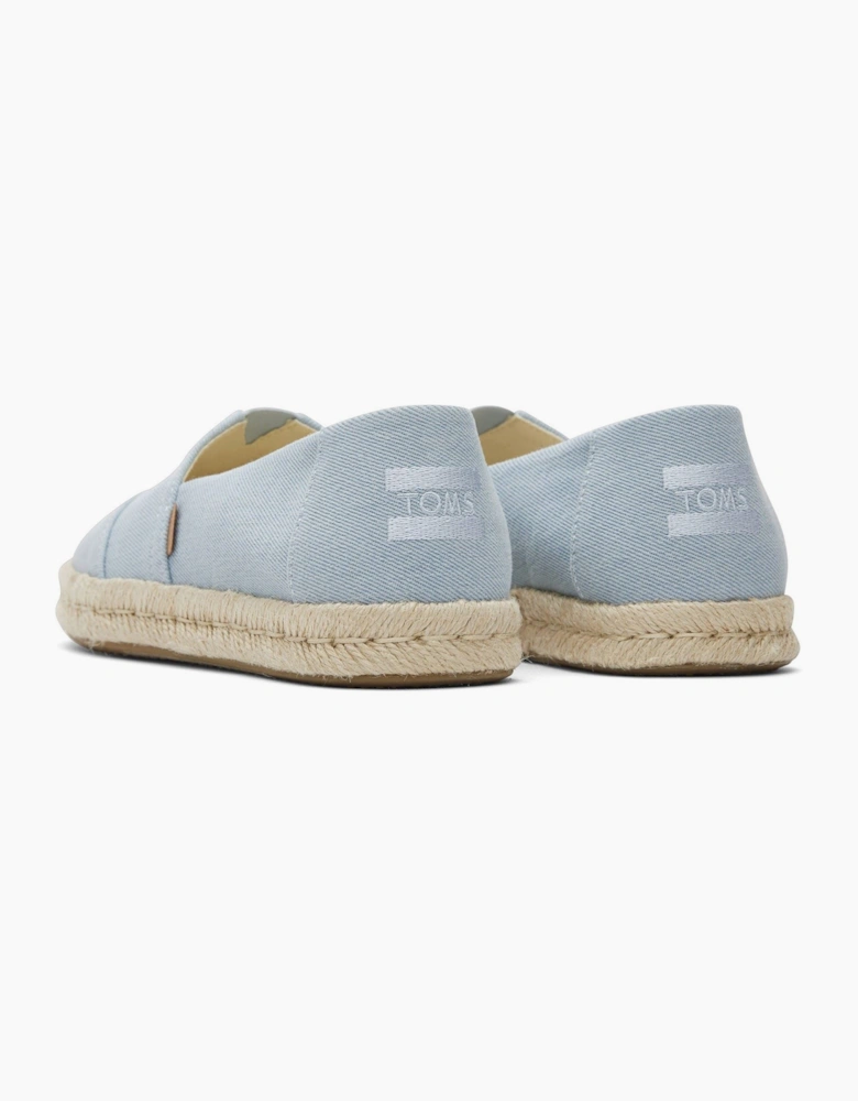 TOMS Alpargata Rope 2.0 Textile Women's Light Blue Espadrilles