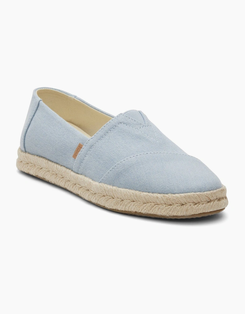 TOMS Alpargata Rope 2.0 Textile Women's Light Blue Espadrilles