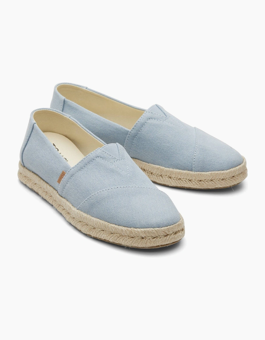 TOMS Alpargata Rope 2.0 Textile Women's Light Blue Espadrilles