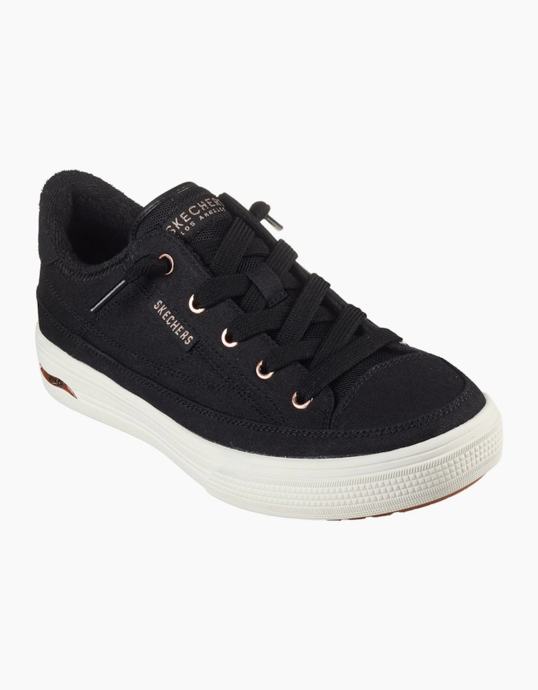 Skechers Arch Fit Arcade - Meet Ya There Textile Women's Black Trainers