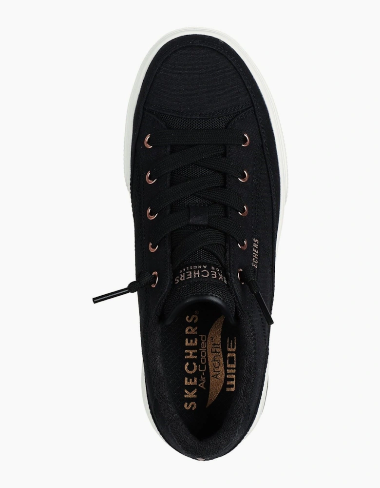 Skechers Arch Fit Arcade - Meet Ya There Textile Women's Black Trainers