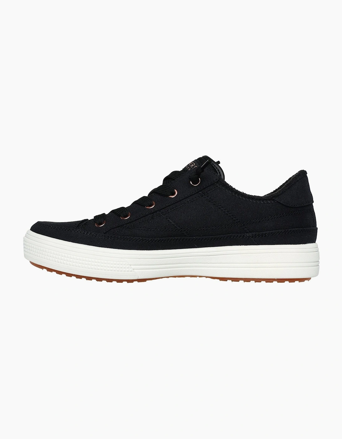 Skechers Arch Fit Arcade - Meet Ya There Textile Women's Black Trainers