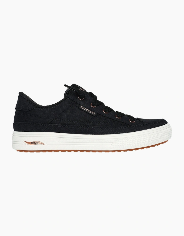 Skechers Arch Fit Arcade - Meet Ya There Textile Women's Black Trainers