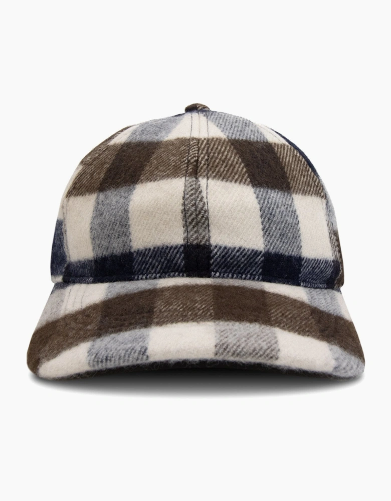 Aquascutum Water Repellent Macro Club Check Baseball Cap Macro Club Check 30