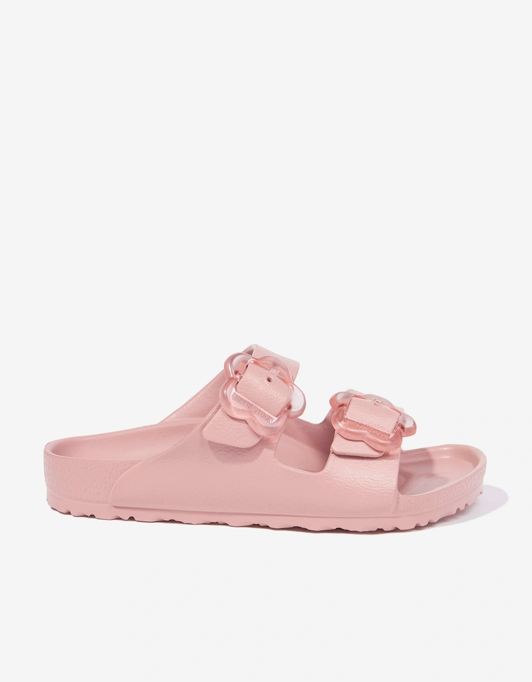 Birkenstock Arizona Girls Pink 'S Eva Flower Buckle Sandals In  13 Size 32 Kids