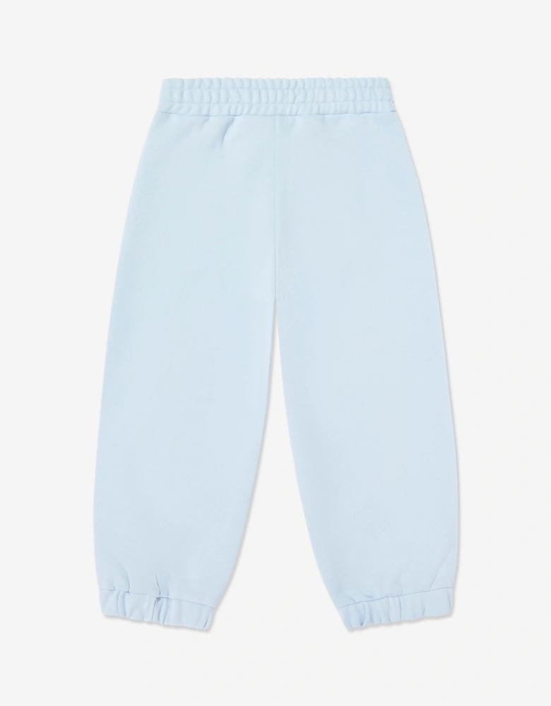 Fendi Kids Logo Joggers in Blue