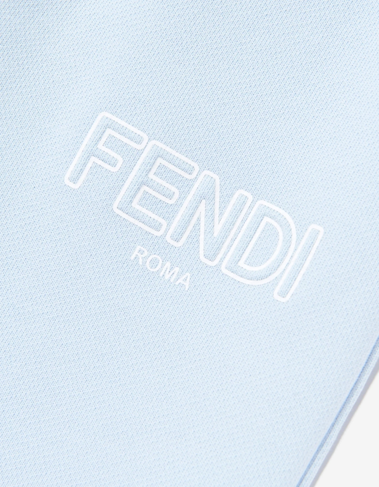 Fendi Kids Logo Joggers in Blue