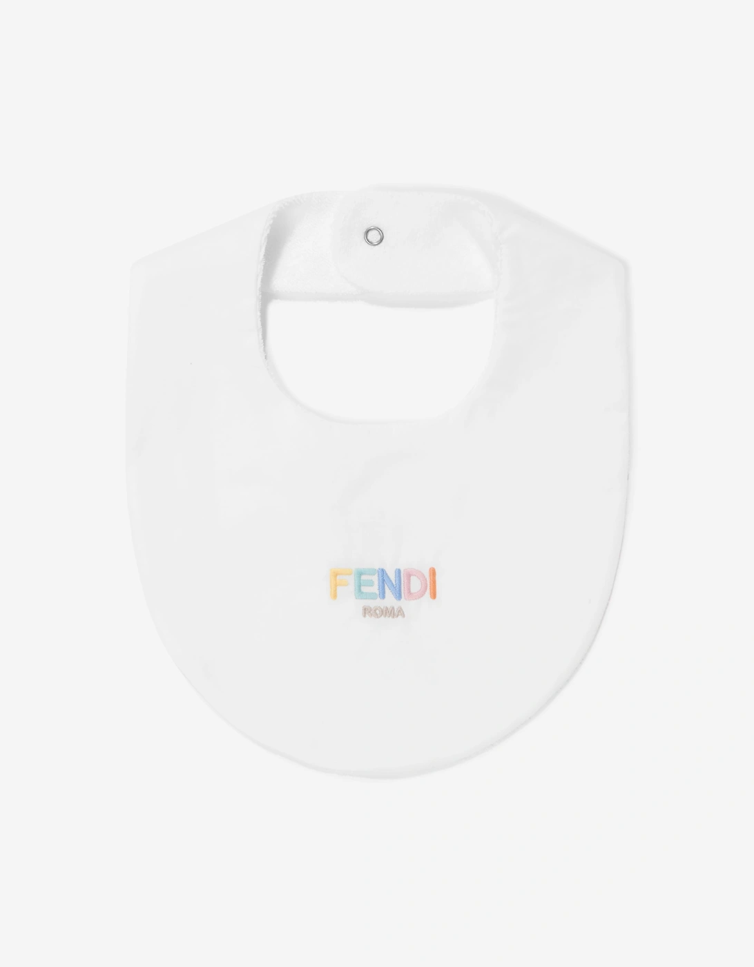 Fendi Baby Logo Babygrow Set in White