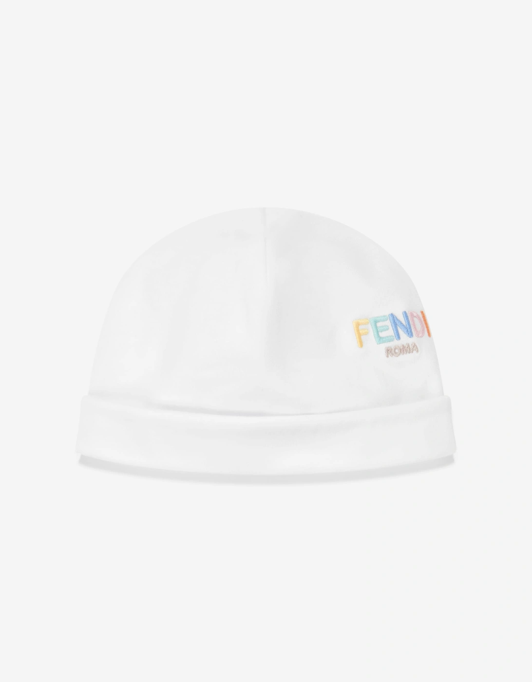 Fendi Baby Logo Babygrow Set in White