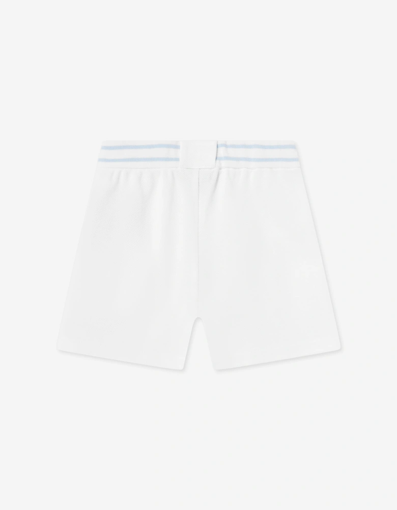 Fendi Baby Boys Logo Shorts in White