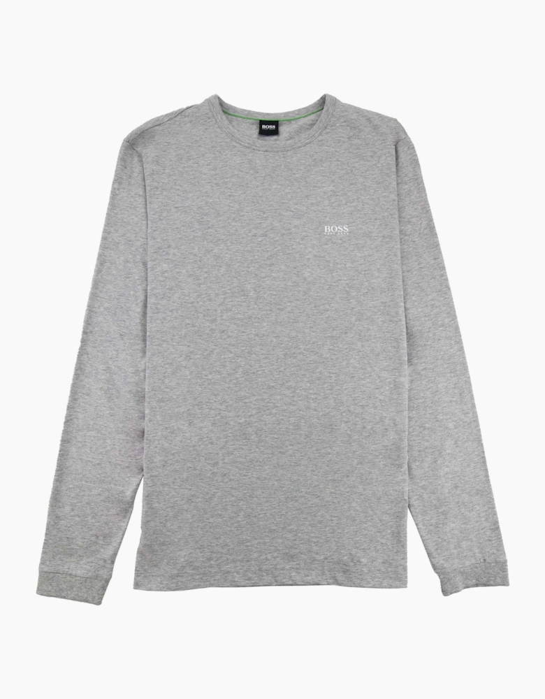 Hugo Boss Small Logo Long Sleeve Top Grey