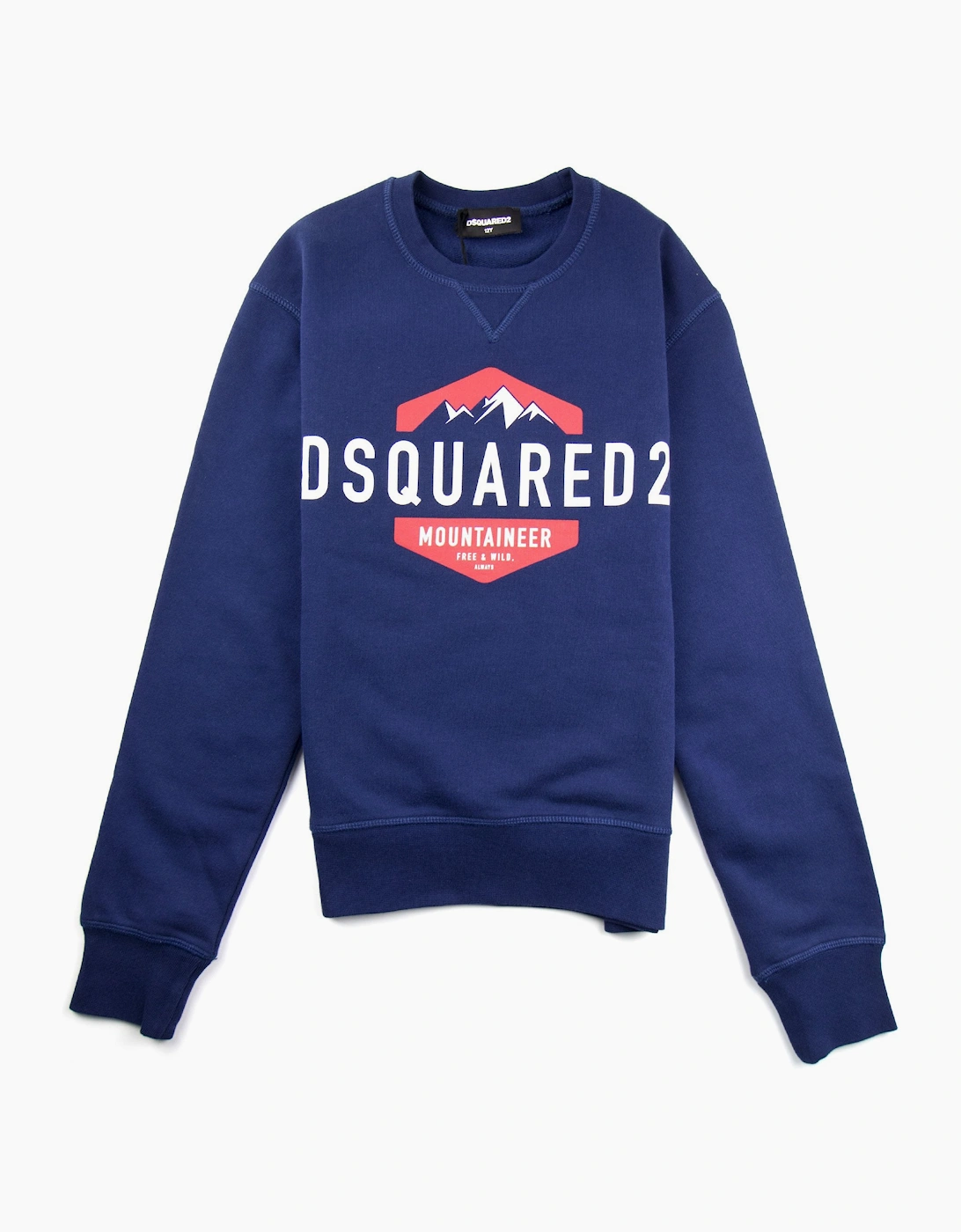 Dsquared2 Kids Mountaineer Sweatshirt Blue