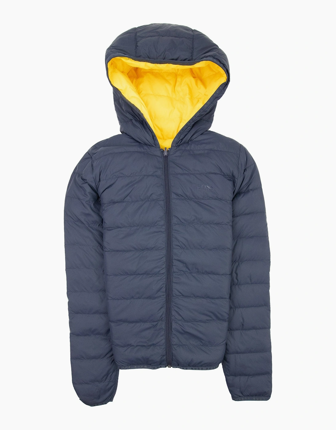 Hugo Boss Kids Reversible Padded Jacket Navy/yellow, 6 of 5
