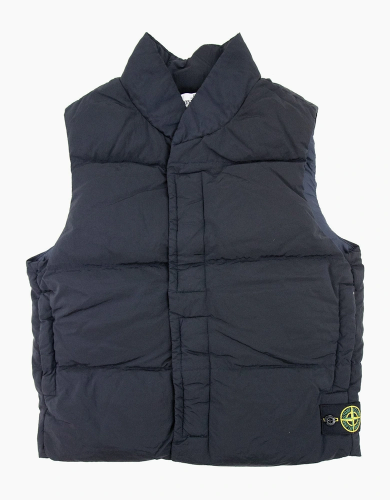 Stone Island Junior G0319 Nylon Metal In Econyl Gillet Navy V0020