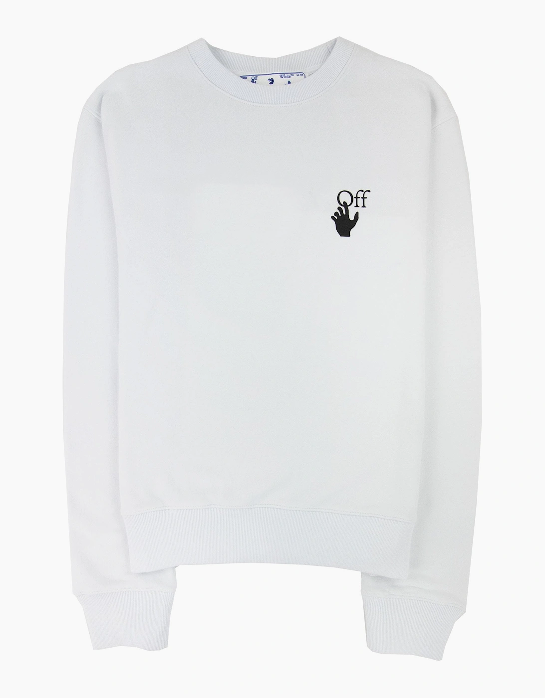 Off White Degrade Arrow Slim Crewneck Sweatshirt White/black