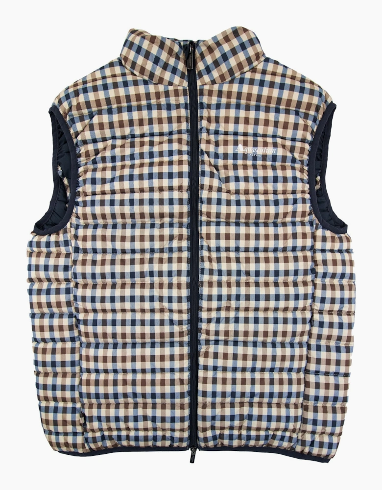 Aquascutum Rlg Active Vest Club Check 28