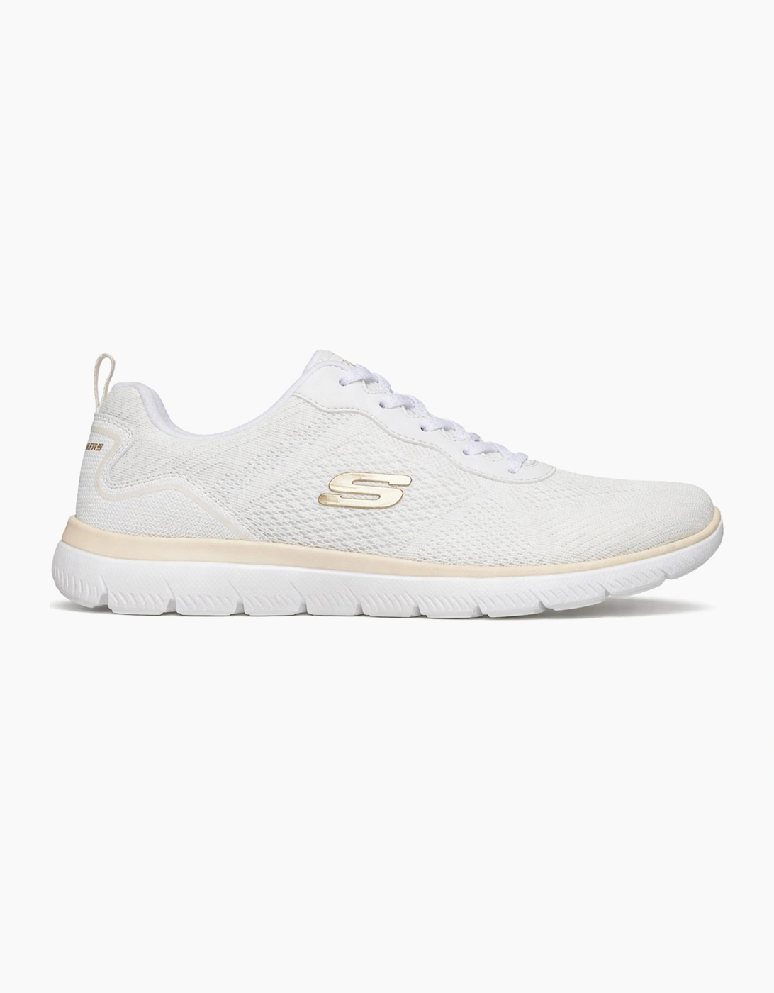 Skechers SUMMITS-QUIET DREAM Womens Casual Trainers White Natural