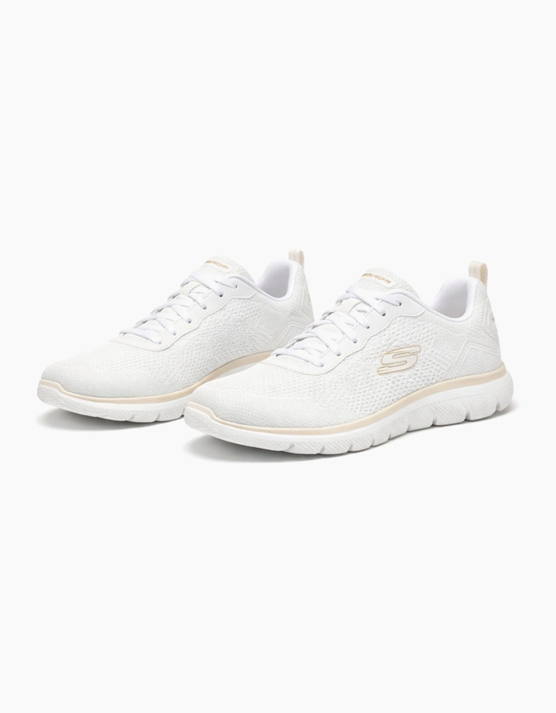 Skechers SUMMITS-QUIET DREAM Womens Casual Trainers White Natural