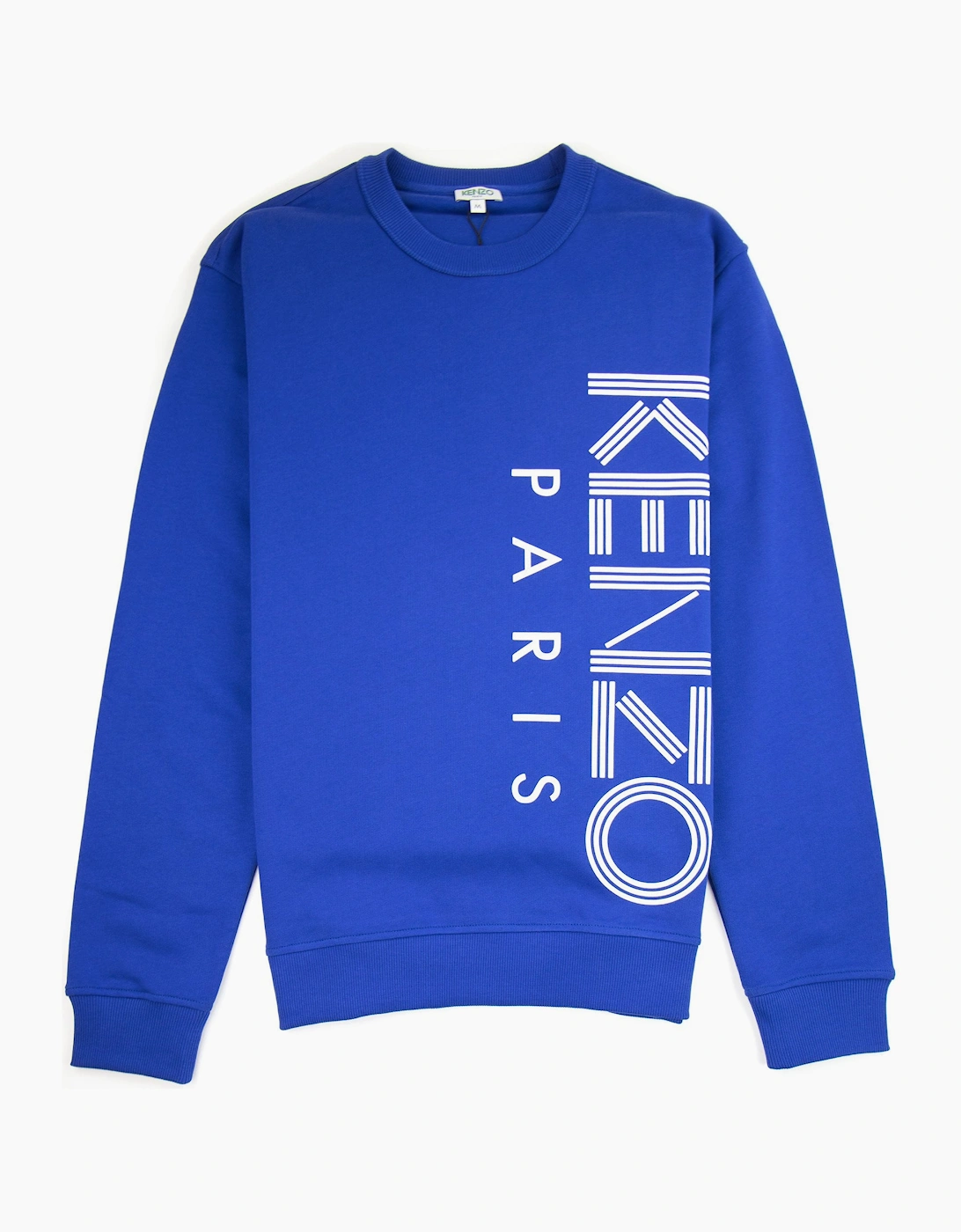 Kenzo Side Paris Logo Sweatshirt Blue
