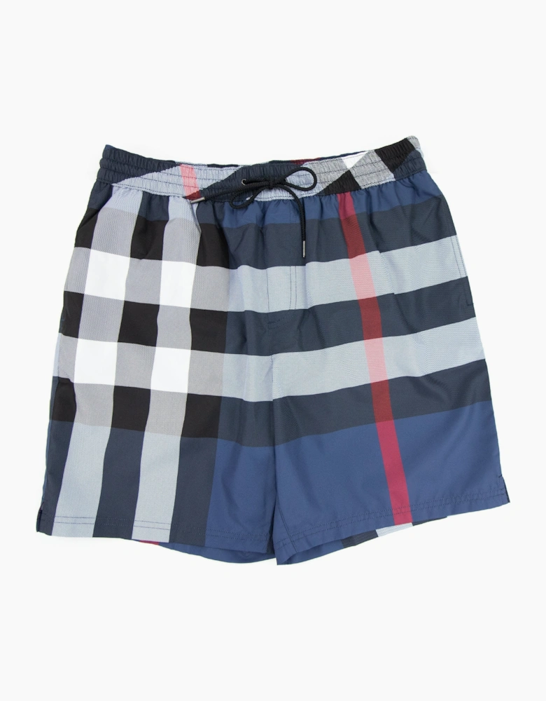 Burberry Guildes Check Shorts Blue