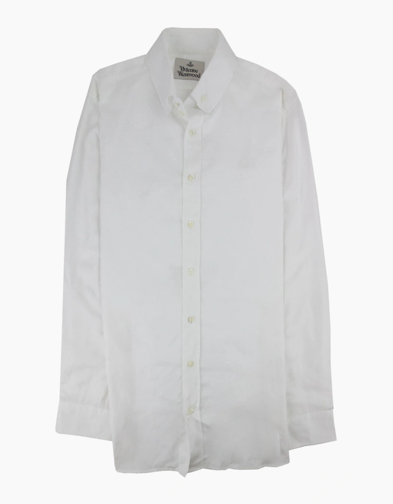 Vivienne Westwood Sun & Moon Two Buttons Shirt White 100f