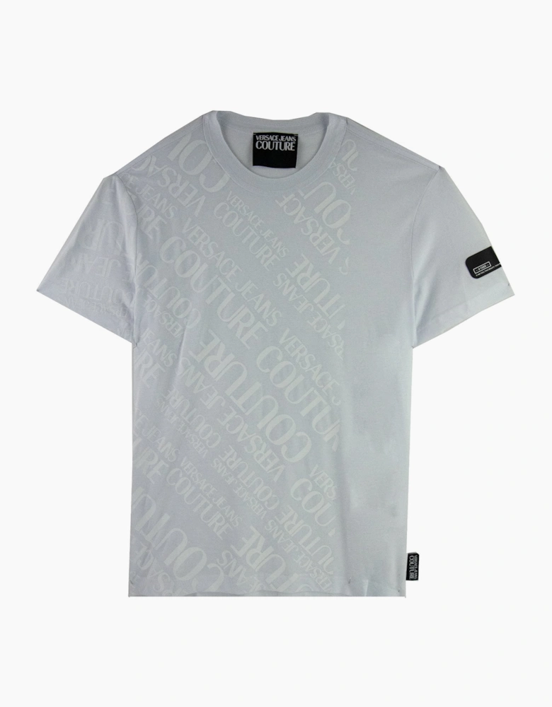 Versace Jeans Couture Writing Logo Tshirt White