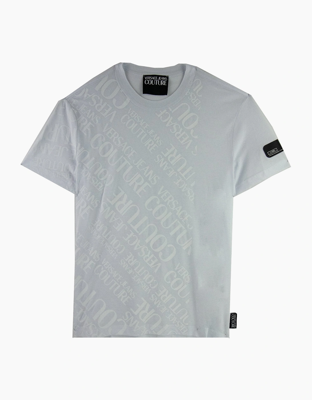Versace Jeans Couture Writing Logo Tshirt White, 3 of 2