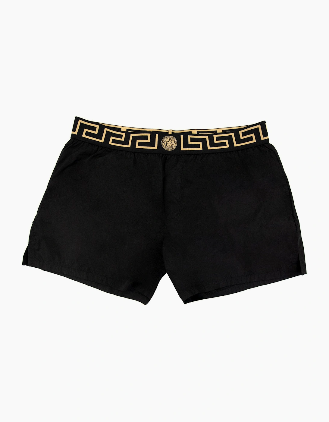 Versace Medusa Waistband Swim Shorts Black, 5 of 4
