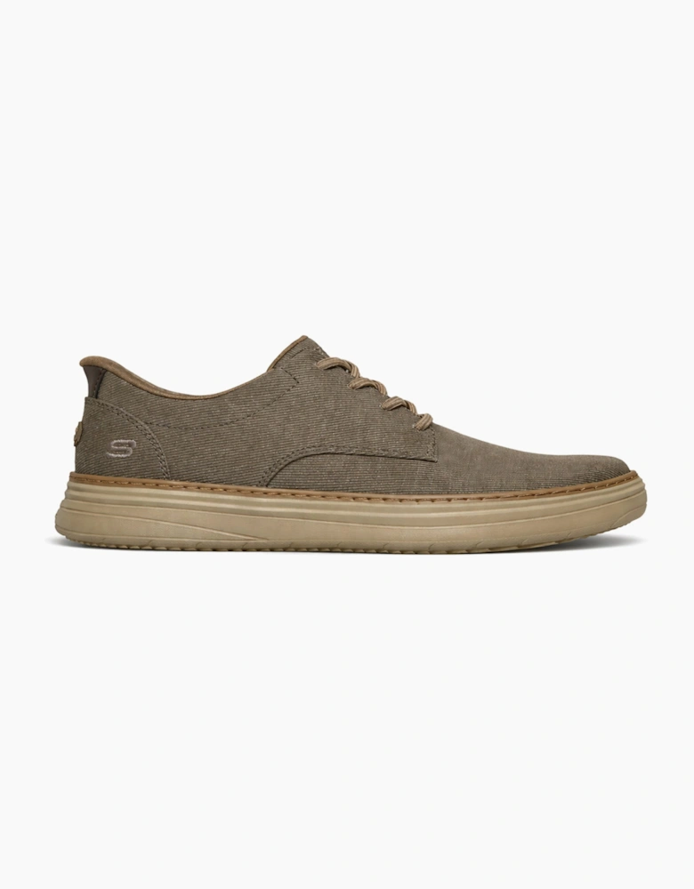 Skechers HYLAND - JUSTINO Mens Casual Trainers Dark Taupe
