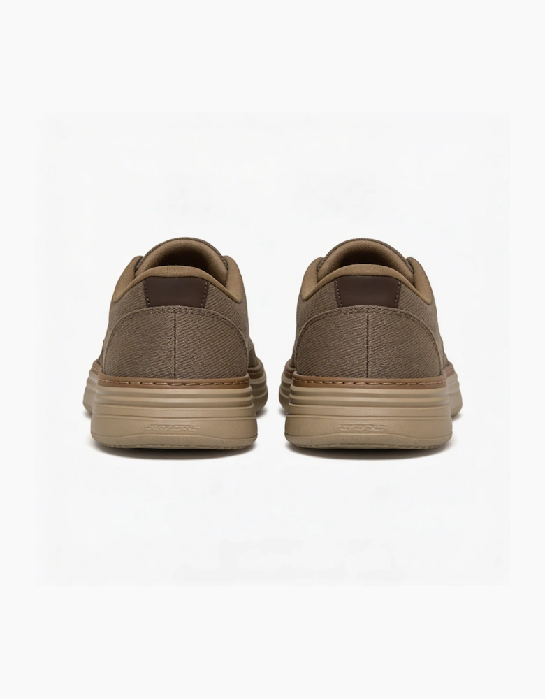 Skechers HYLAND - JUSTINO Mens Casual Trainers Dark Taupe