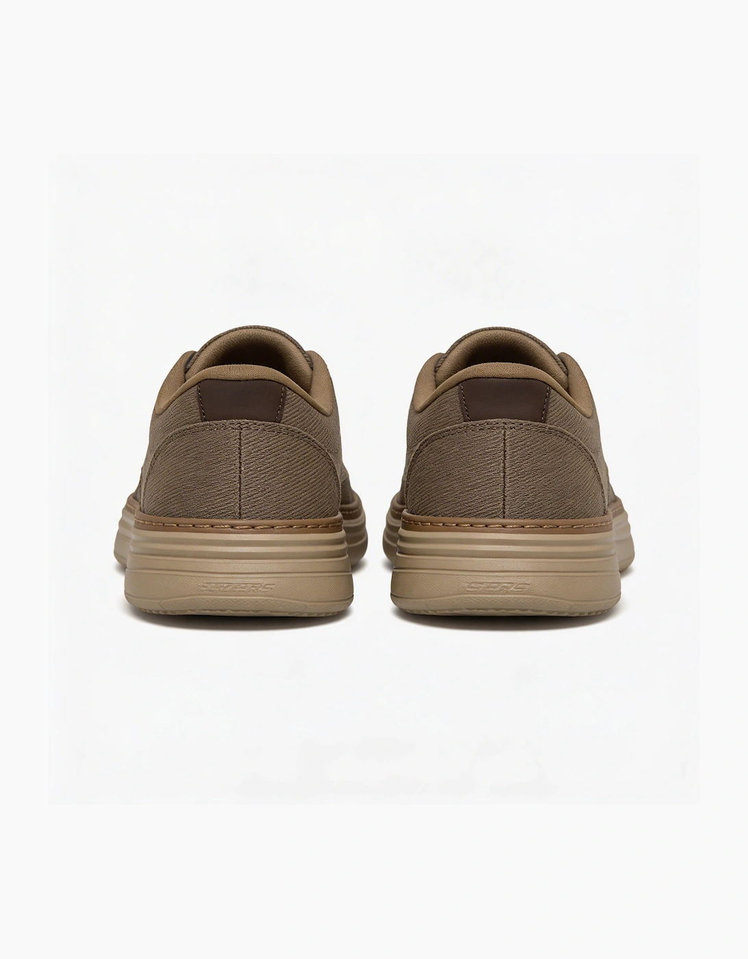 Skechers HYLAND - JUSTINO Mens Casual Trainers Dark Taupe