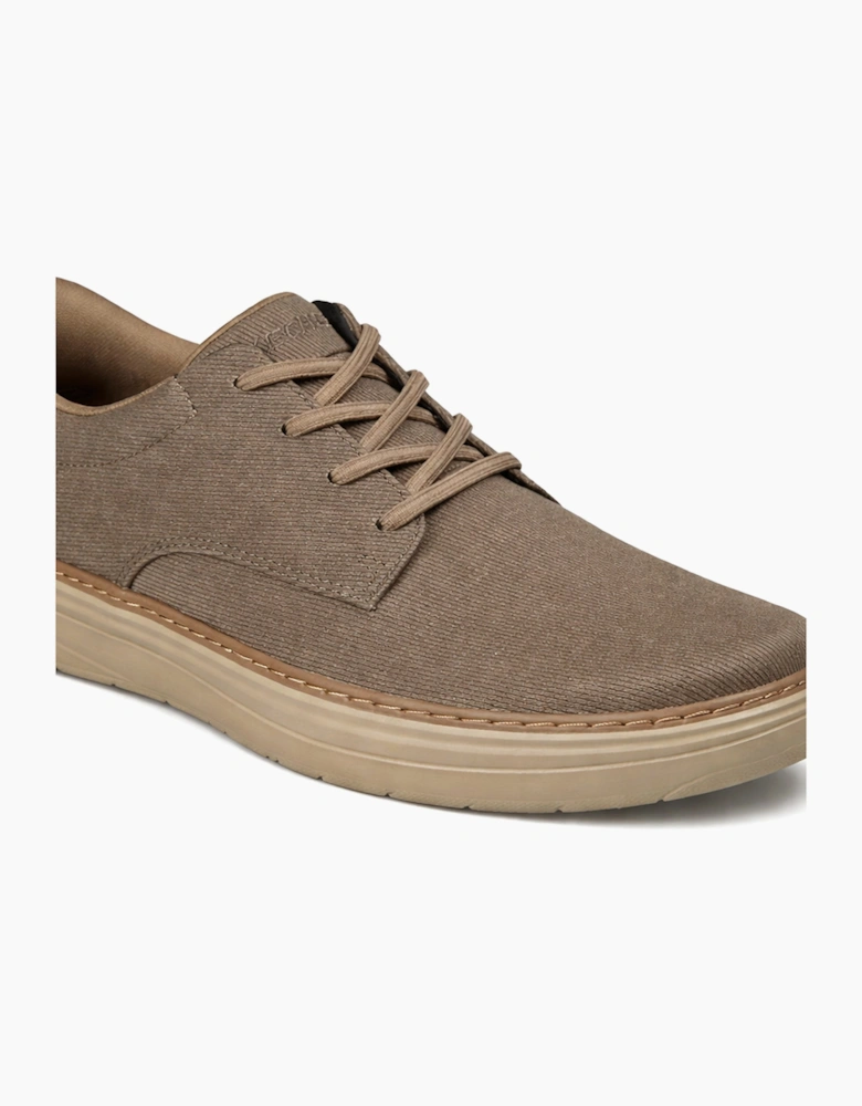 Skechers HYLAND - JUSTINO Mens Casual Trainers Dark Taupe