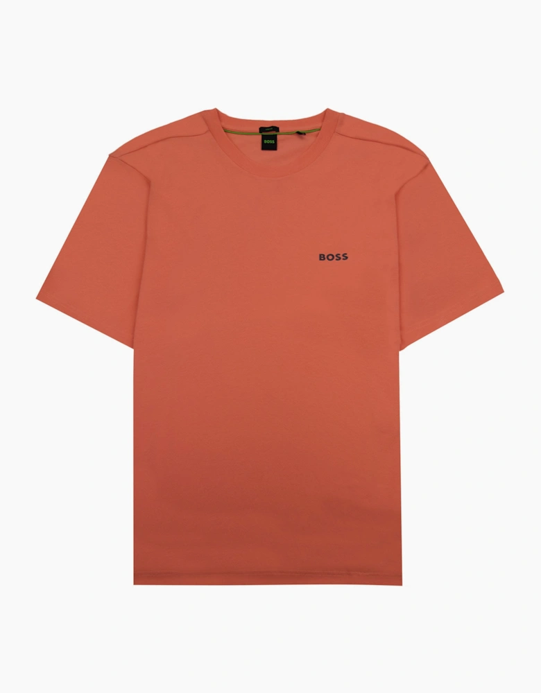 Hugo Boss Tee Contrast Logo T Shirt Orange 650