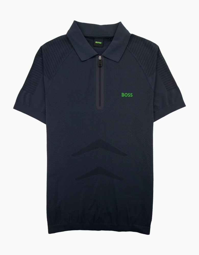 Hugo Boss Phileas Half Zip Ss Polo Navy 402