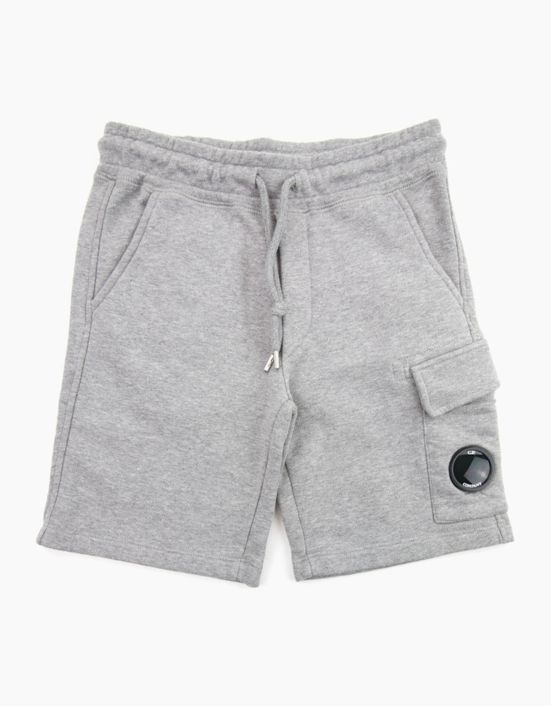 CP Company Undersixteen Grey Lens Logo Bermuda Shorts Grey M93
