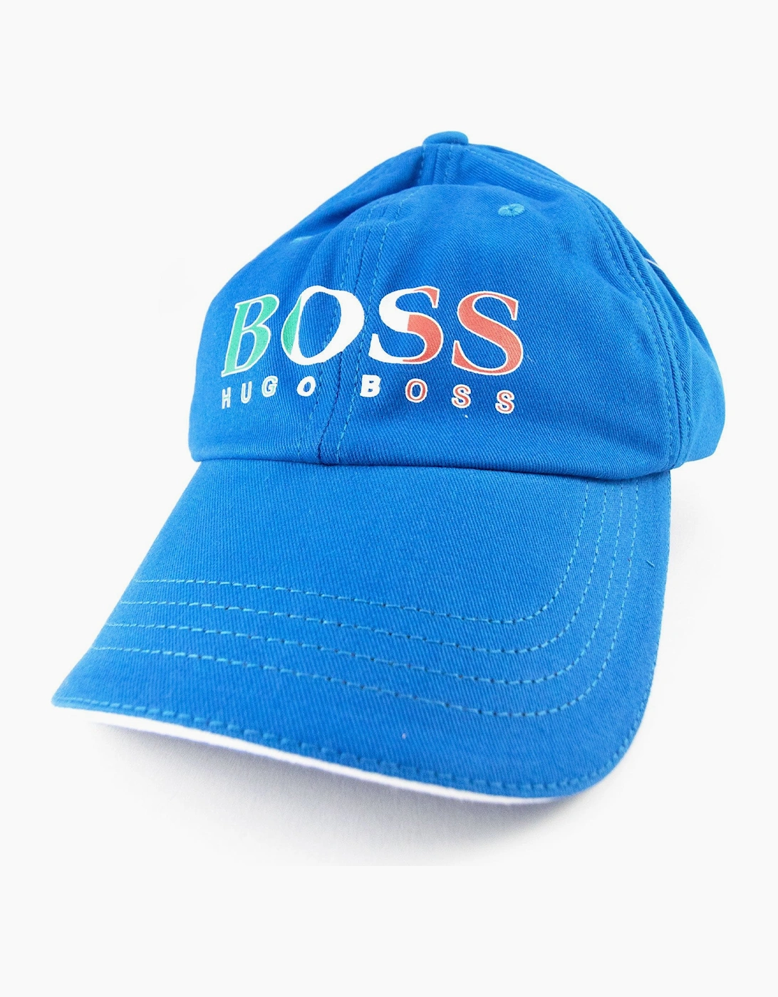 Hugo Boss Kids Adjustable Logo Print Cap Elec Blue, 2 of 1