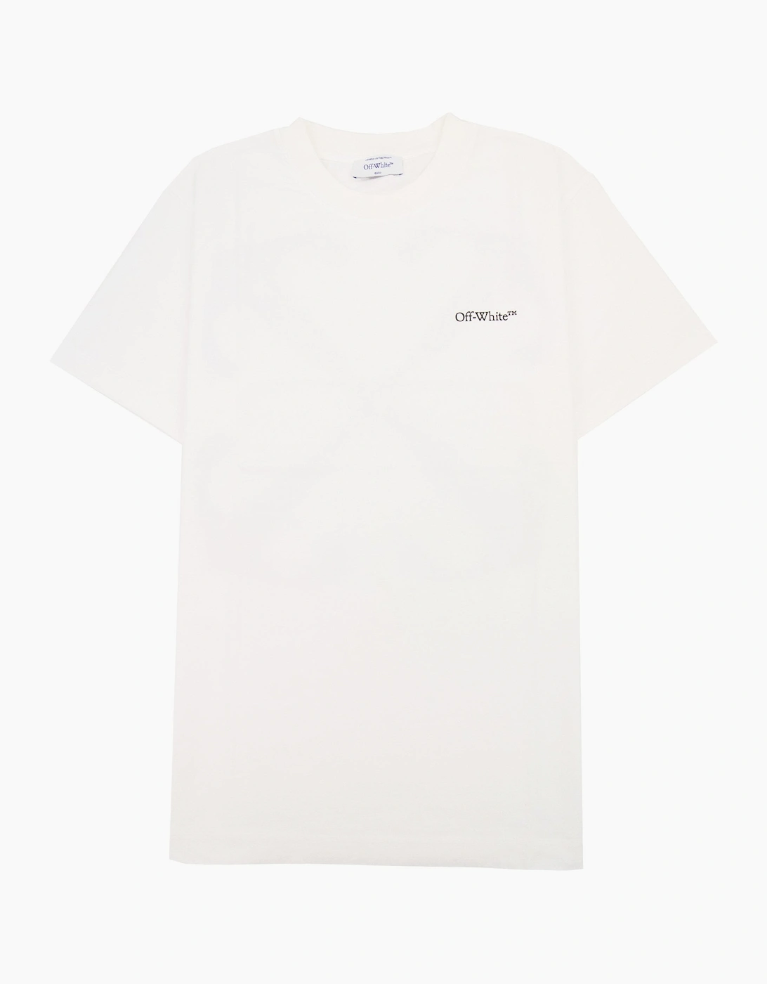Off White Scratch Arrow Slim S/s T Shirt White/black