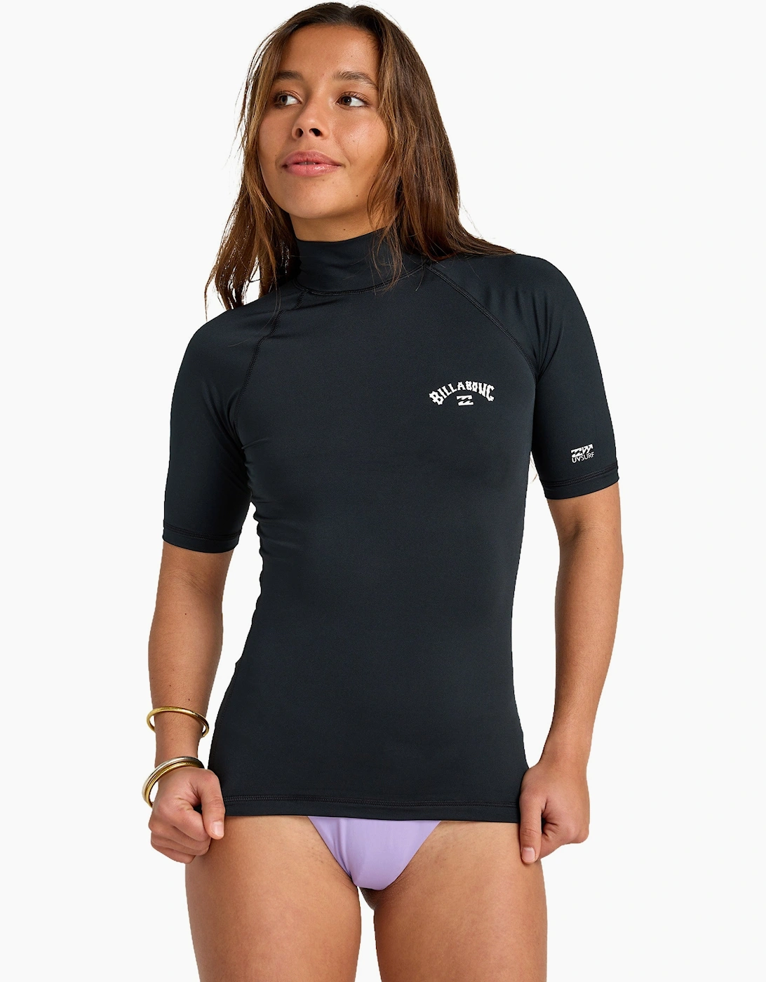Billabong Womens Tropical Surf Short Sleeve Rash Vest