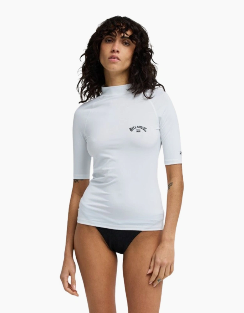 Billabong Womens Tropical Surf Short Sleeve Rash Vest
