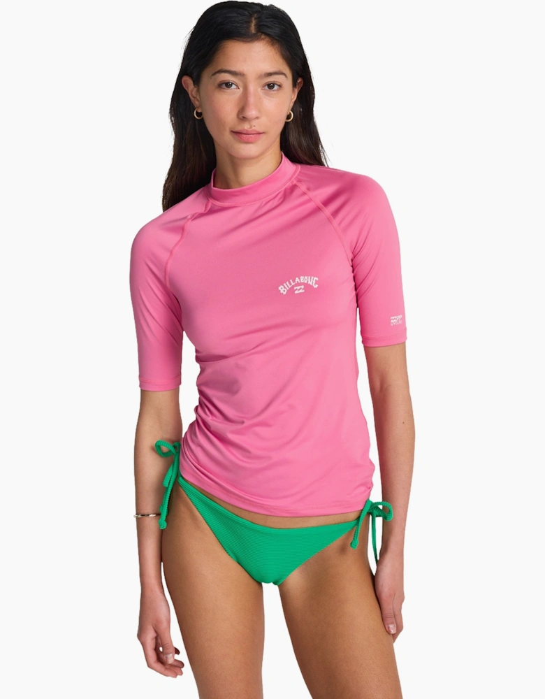 Billabong Womens Tropical Surf Short Sleeve Rash Vest